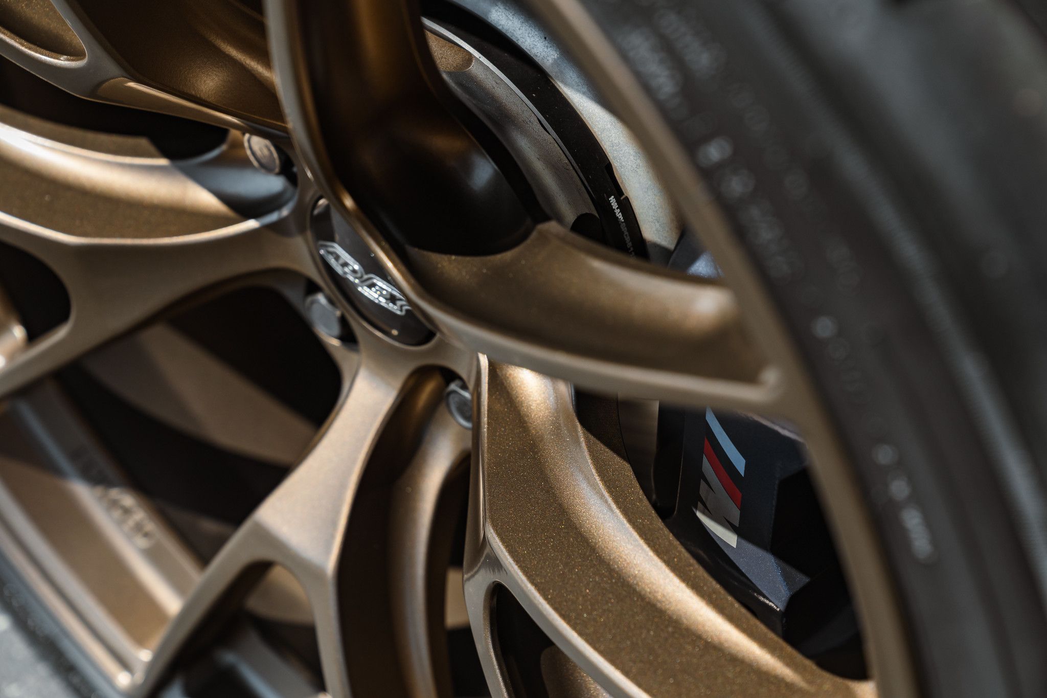 Grey BMW G20 Sedan 3 Series with 19" VS-5RS Apex wheels in Satin Bronze