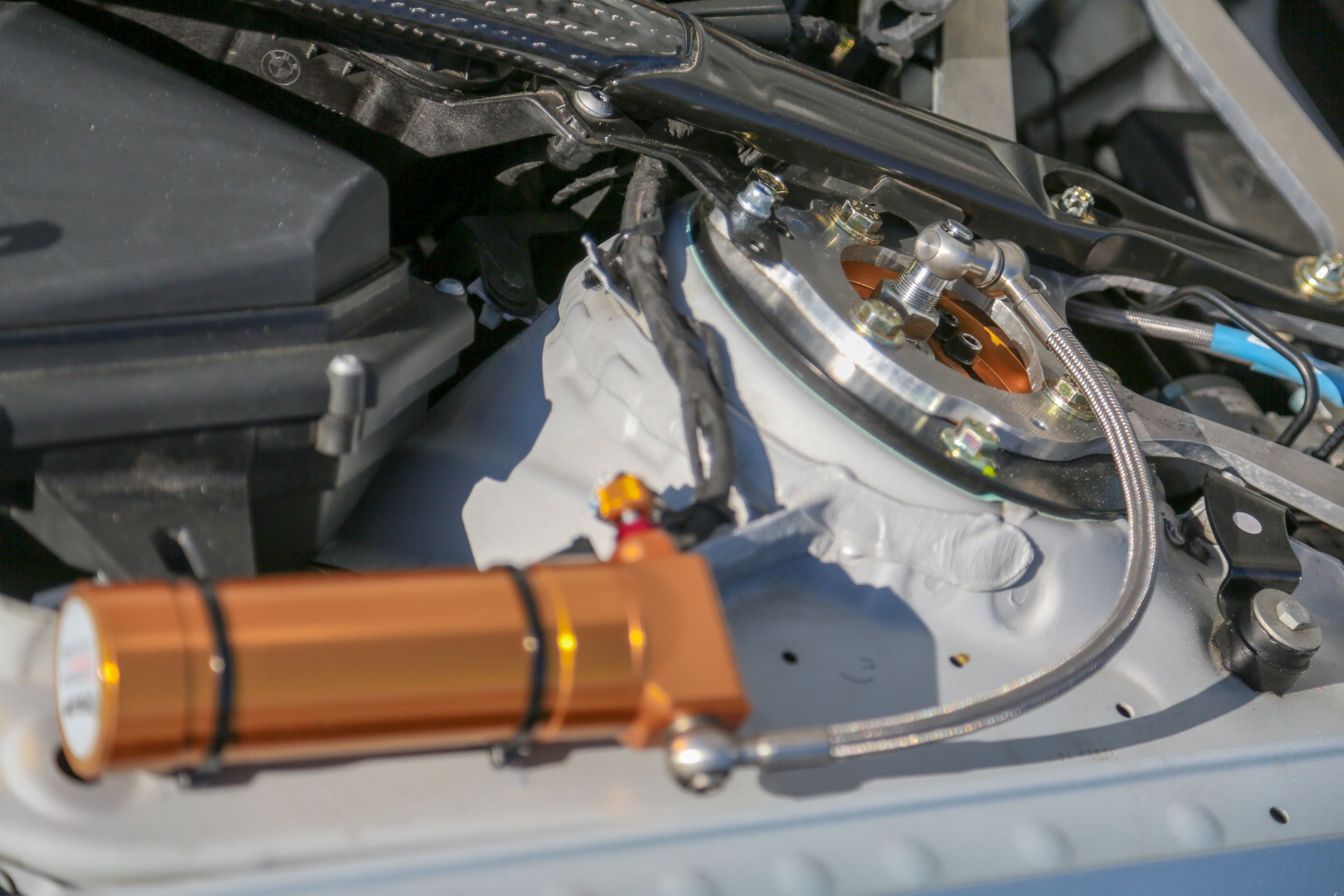 Multicolor BMW F82 Coupe M4 with 18" SM-10 Apex wheels in Satin Black