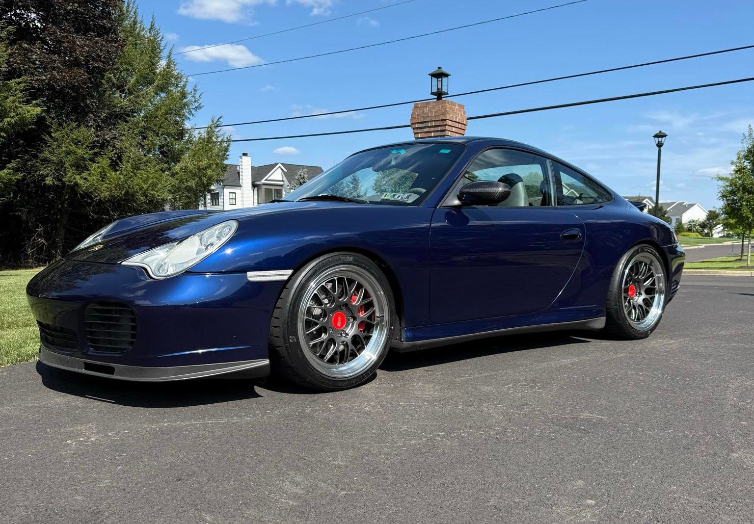 Blue Porsche 911 - ML-10RT in Machined Lip Anthracite