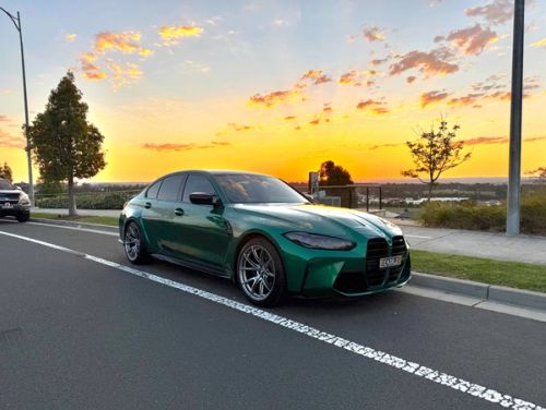 Green BMW M3 - VS-5 in Hyper Black