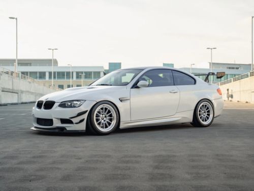 White BMW M3 - SL-12RT in Machined Lip Race Silver