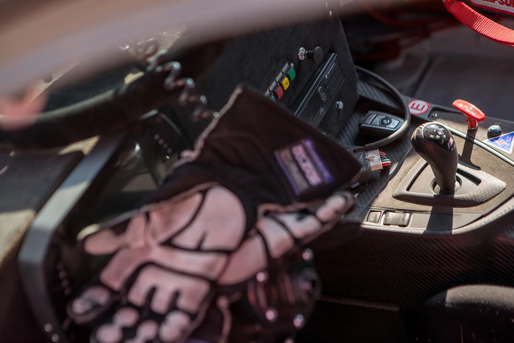 Multicolor BMW F87 M2 with 18" ARC-8R Apex wheels in Satin Black