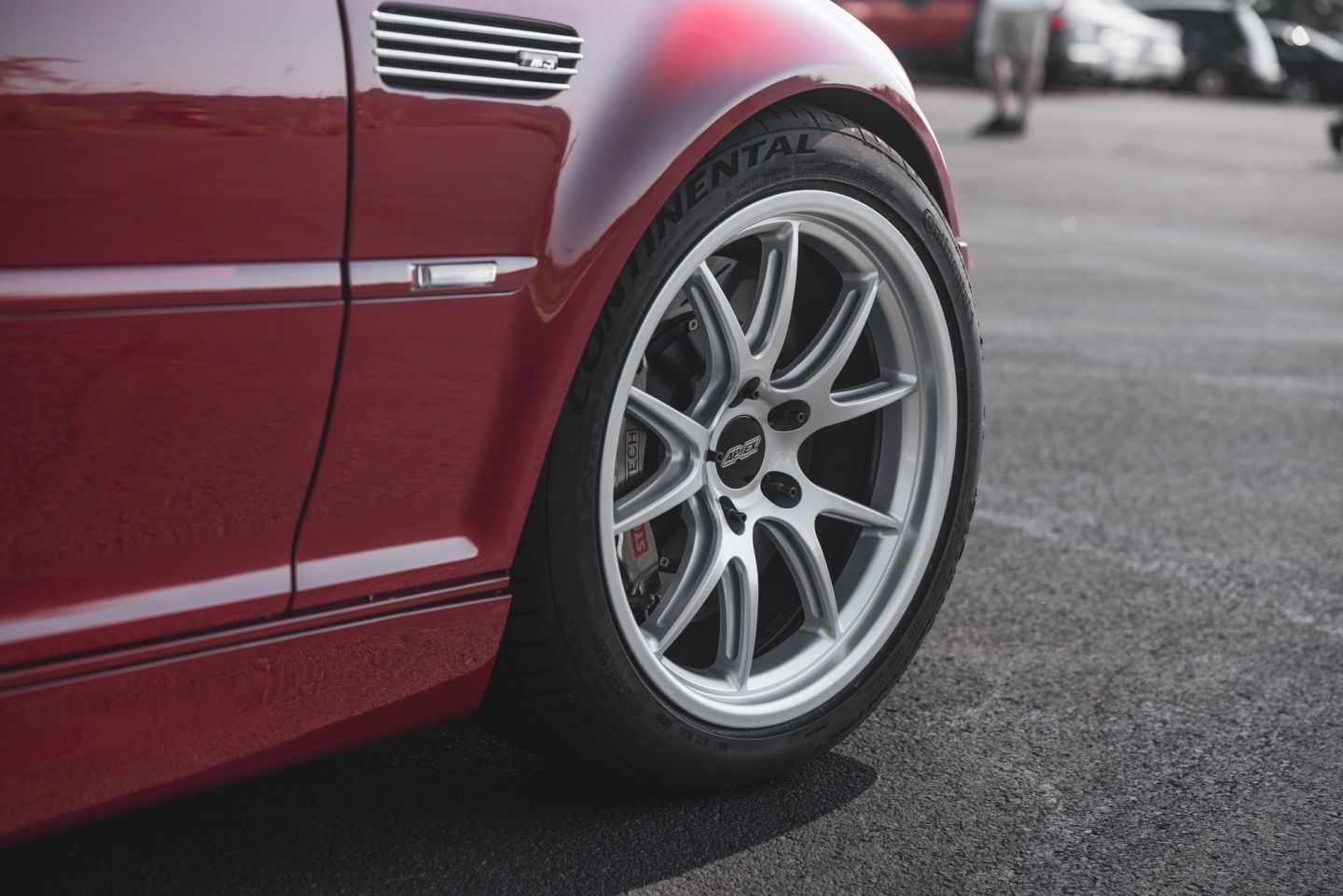 BMW E46 M3 with 18