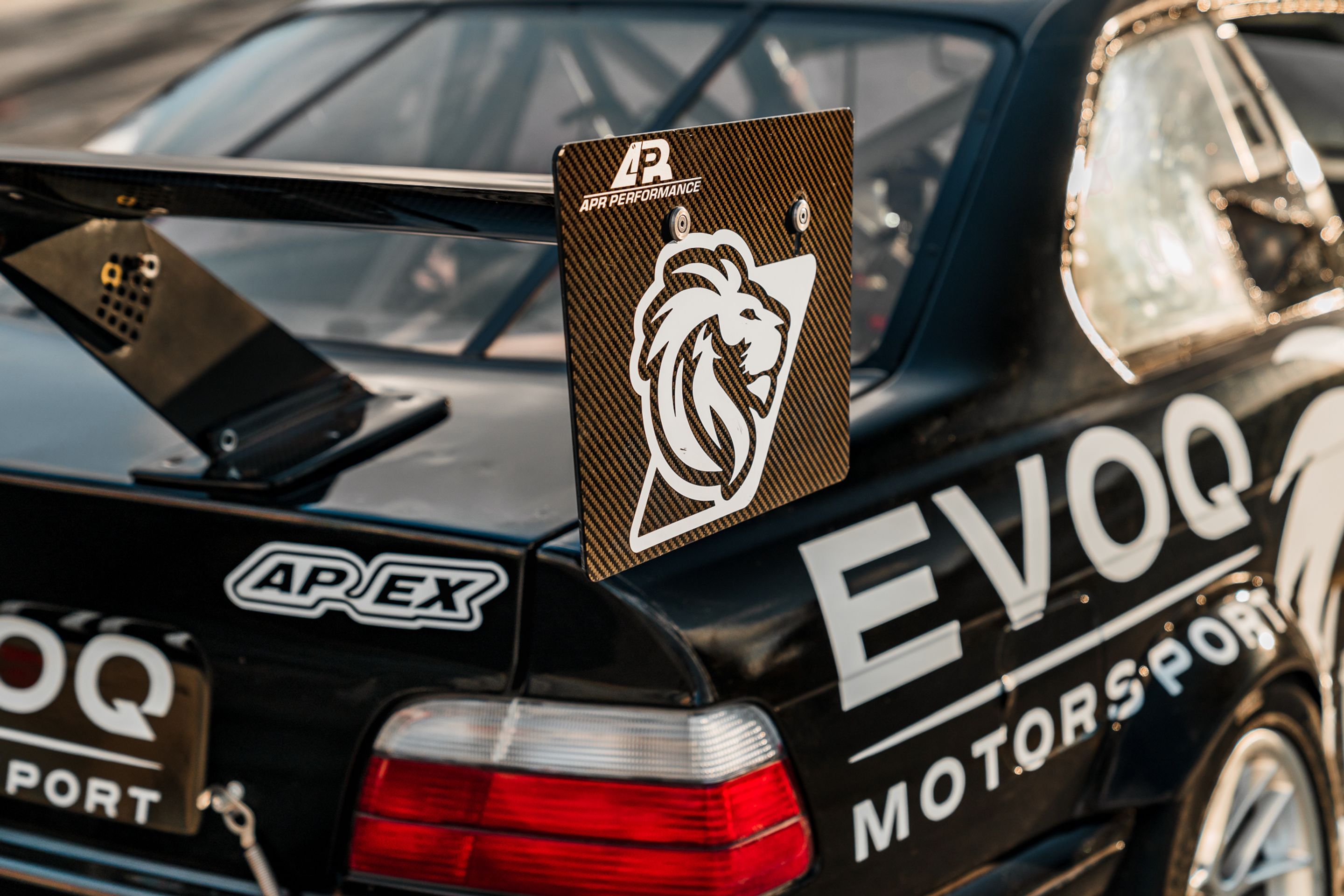 Multicolor BMW E36 3 Series with 17" ARC-8 Apex wheels in Hyper Silver