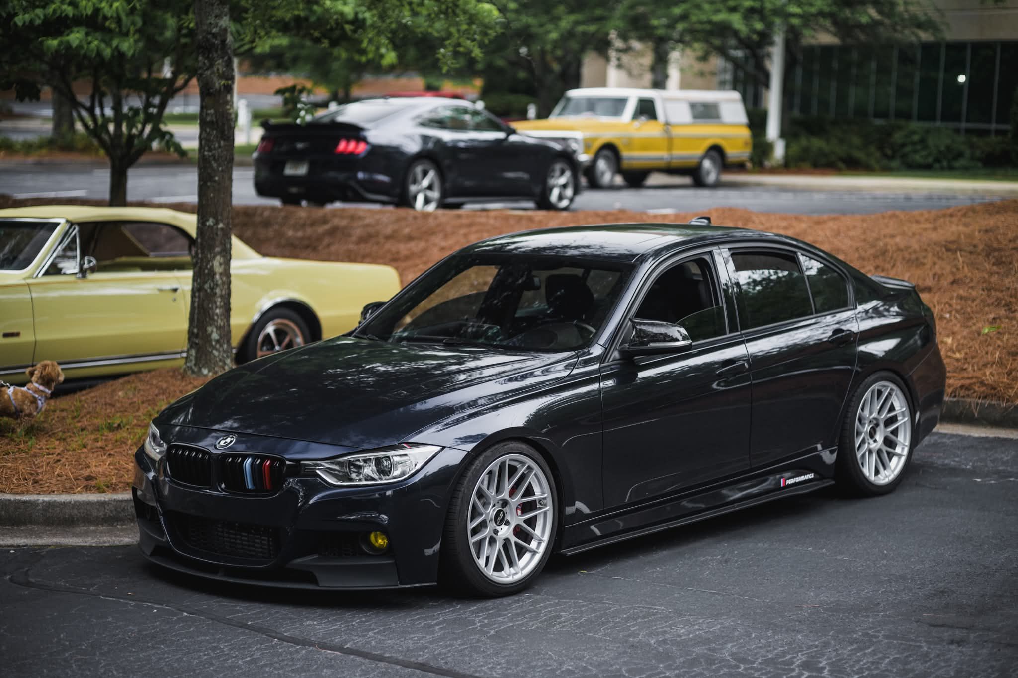 Black BMW 3 Series - ARC-8 in Race Silver
