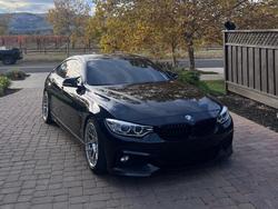 BMW F32 Coupe 4 Series with 18 EC-7 in Anthracite on BMW F32 F33