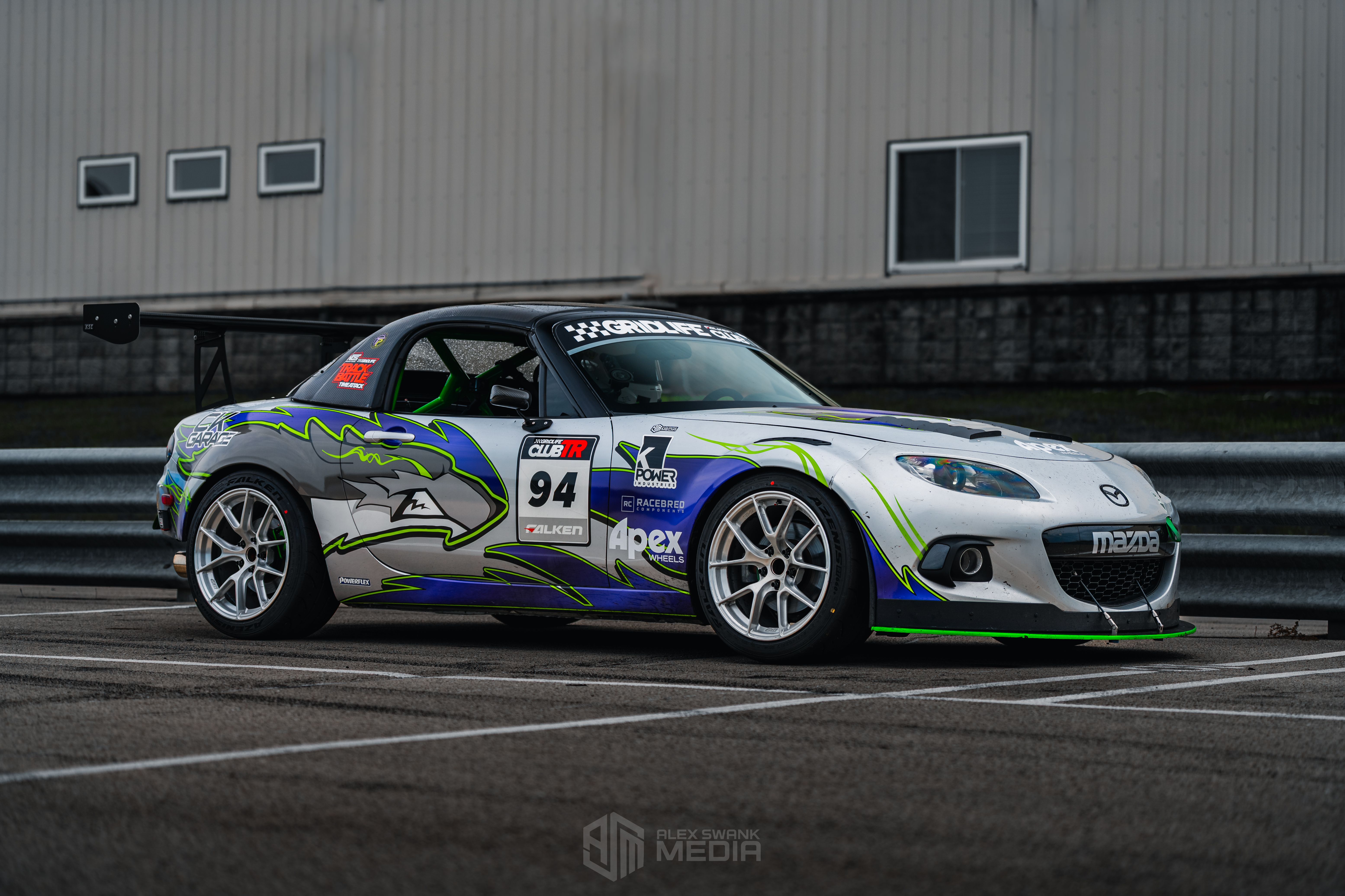 Silver Mazda Miata - VS-5RS in Brushed Clear