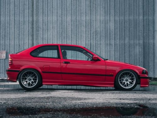Red BMW 3 Series - ARC-8 in Hyper Black