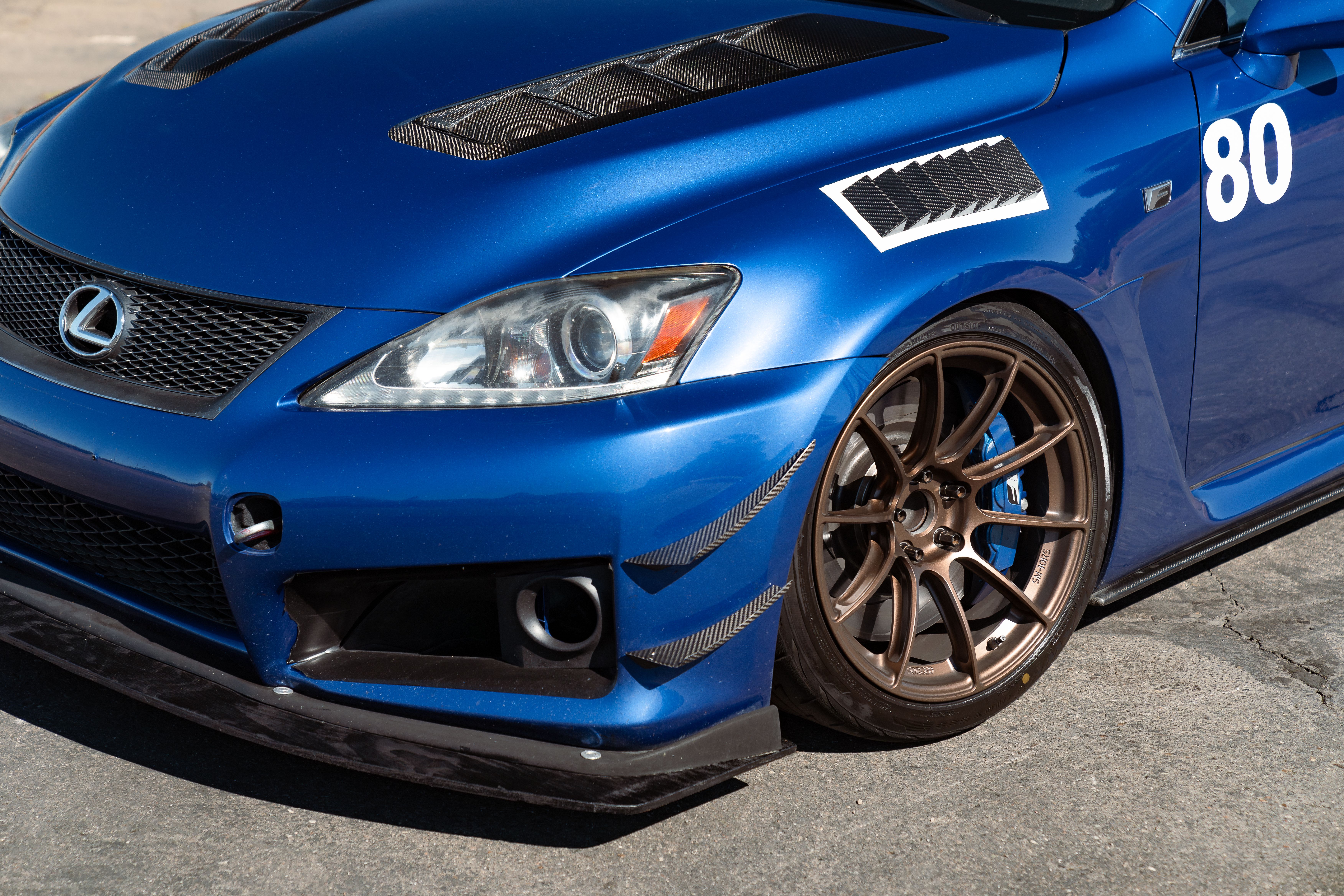 Lexus USE20 IS-F with 18