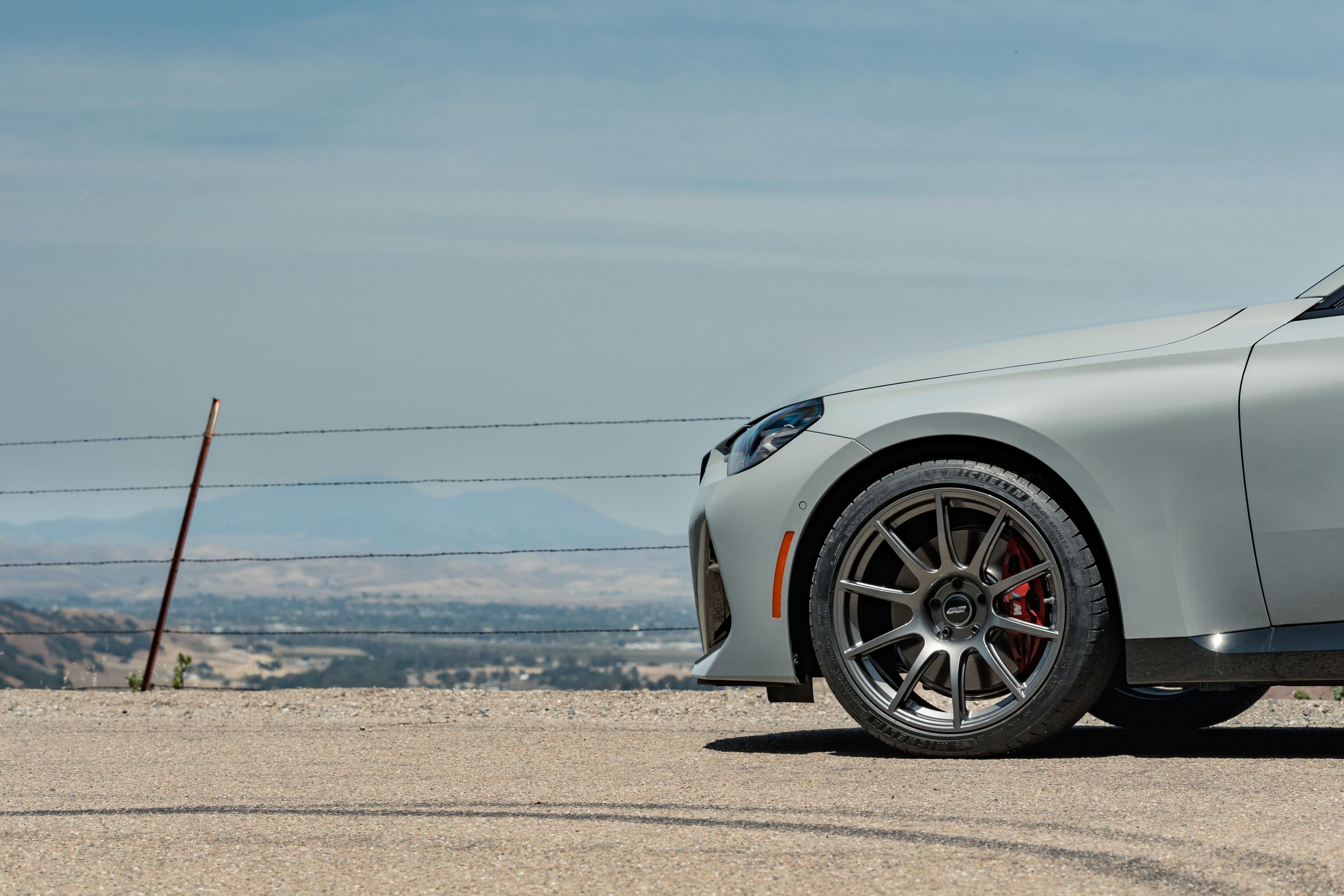 Grey BMW G42 2 Series with 19" SM-10 Apex wheels in Anthracite