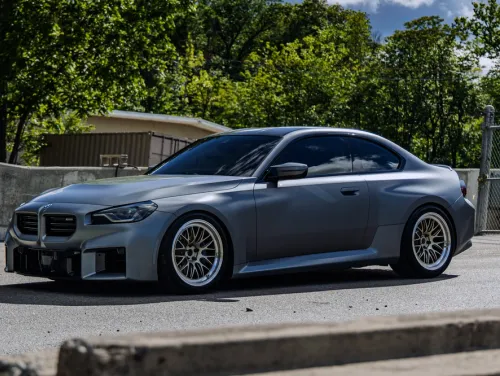 Grey BMW M2 - ML-10RT in Machined Lip Gloss Motorsport Gold