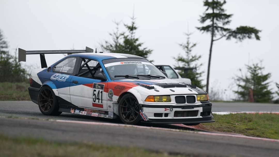 Multicolor BMW E36 M3 with 18" VS-5RS Apex wheels in Satin Bronze