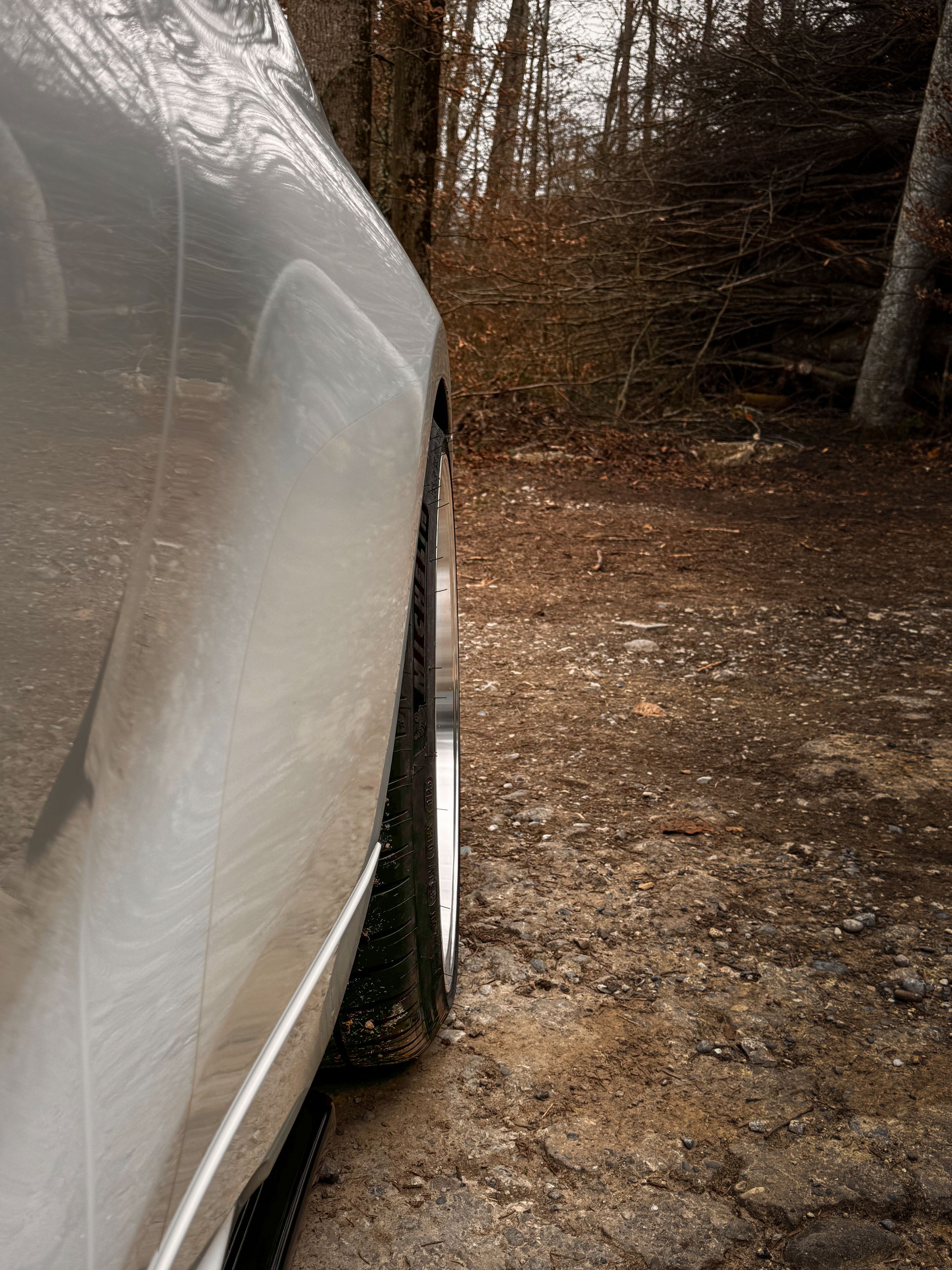 White BMW F87 M2 with 19" ML-10RT Apex wheels in Machined Lip Brushed Clear