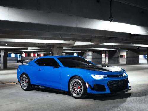 Blue Chevrolet Camaro - ML-10RT in Machined Lip Race Silver