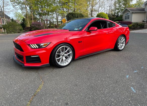 Ford S550 Mustang GT with 19" VS-5RS in Brushed Clear
