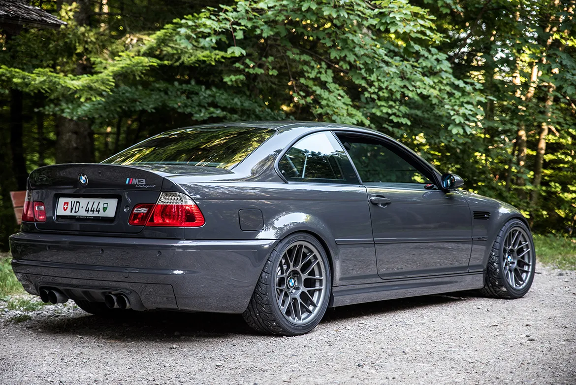 BMW E46 M3 with 18