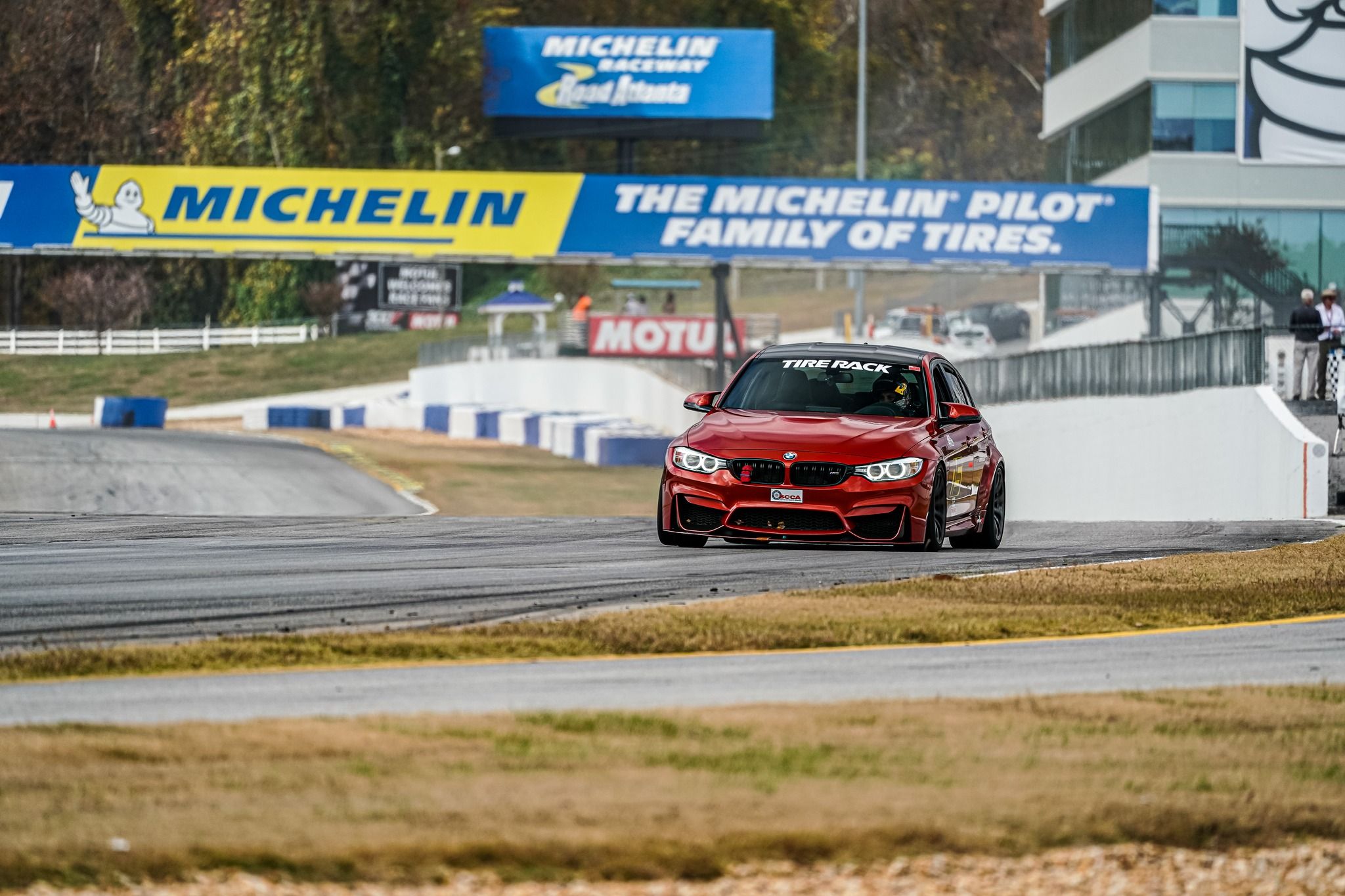 Orange BMW F80 M3 with 18" SM-10 Apex wheels in Anthracite