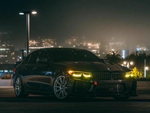 Black BMW 3 Series - SM-10 in Race Silver