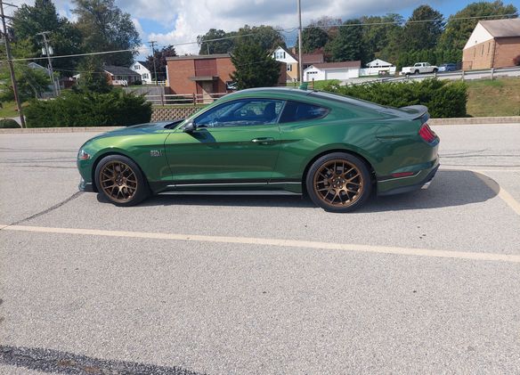 Ford S550 Mustang Mach 1 with 19" EC-7 in Satin Bronze
