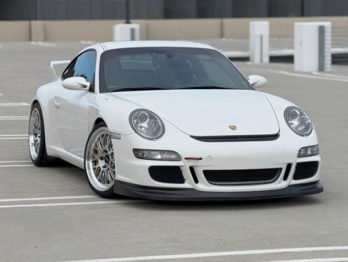 White Porsche 911 - ML-10RT in Machined Lip Brushed Clear