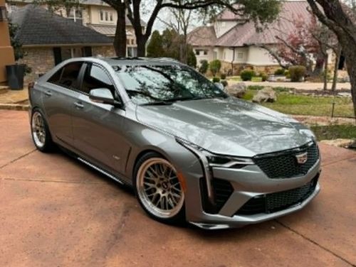 Grey Cadillac CT4-V Blackwing - ML-10RT in Machined Lip Gloss Motorsport Gold