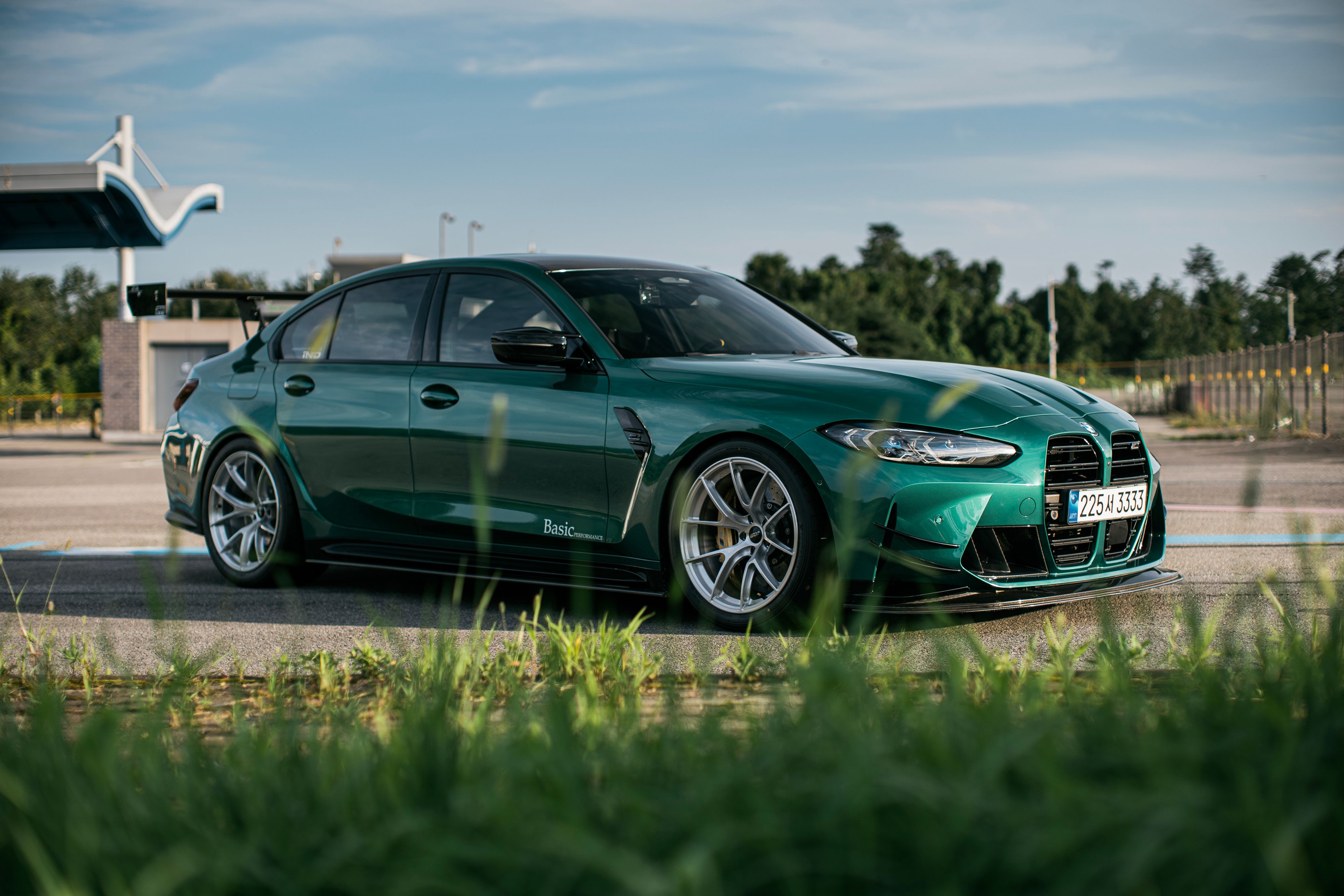 Green BMW M3 - VS-5RS in Brushed Clear
