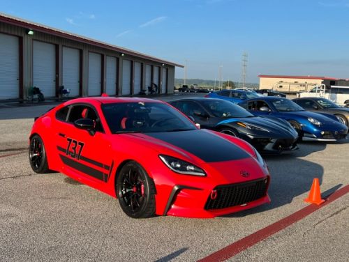 Red Toyota 86 - VS-5RS in Satin Black