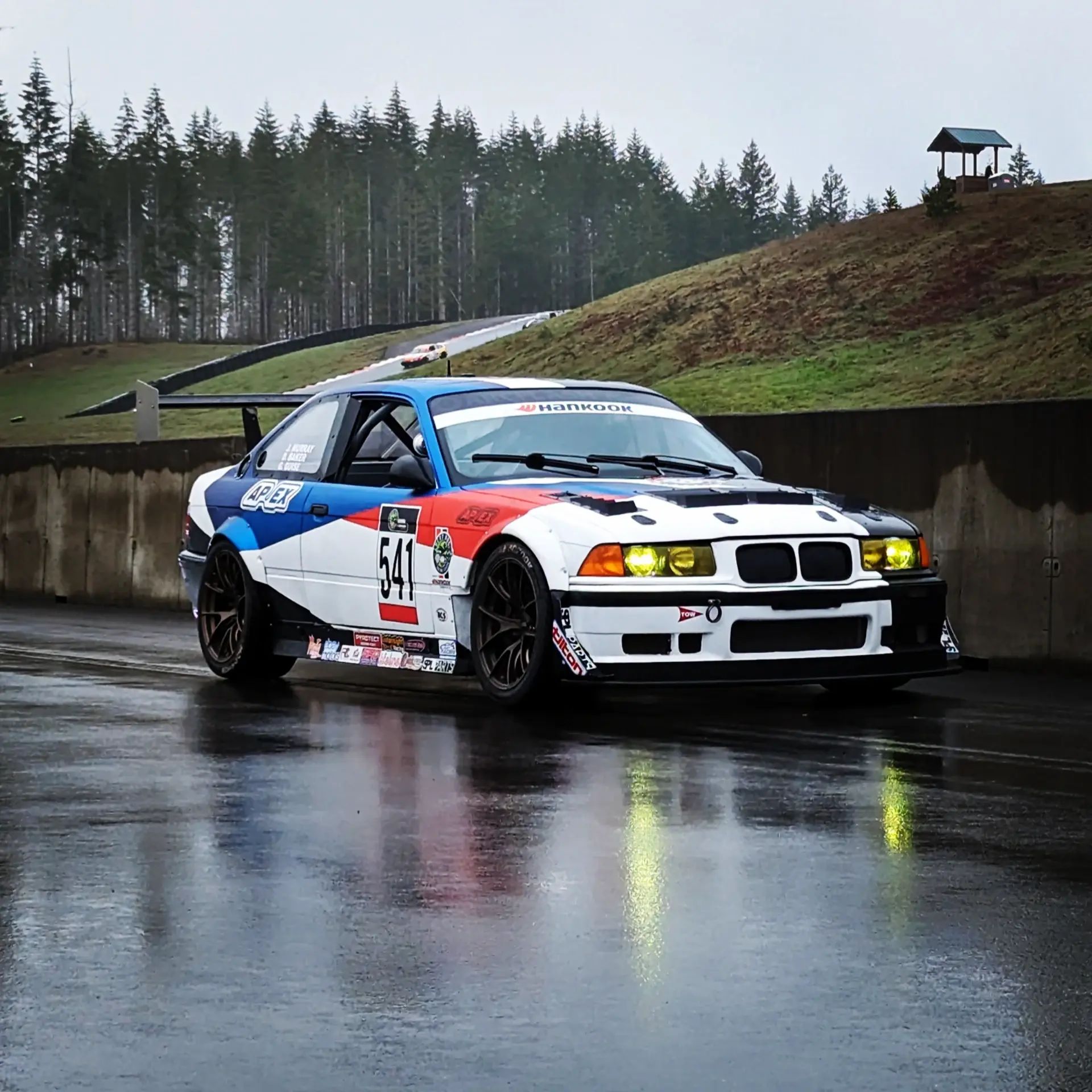 Multicolor BMW E36 M3 with 18" VS-5RS Apex wheels in Satin Bronze