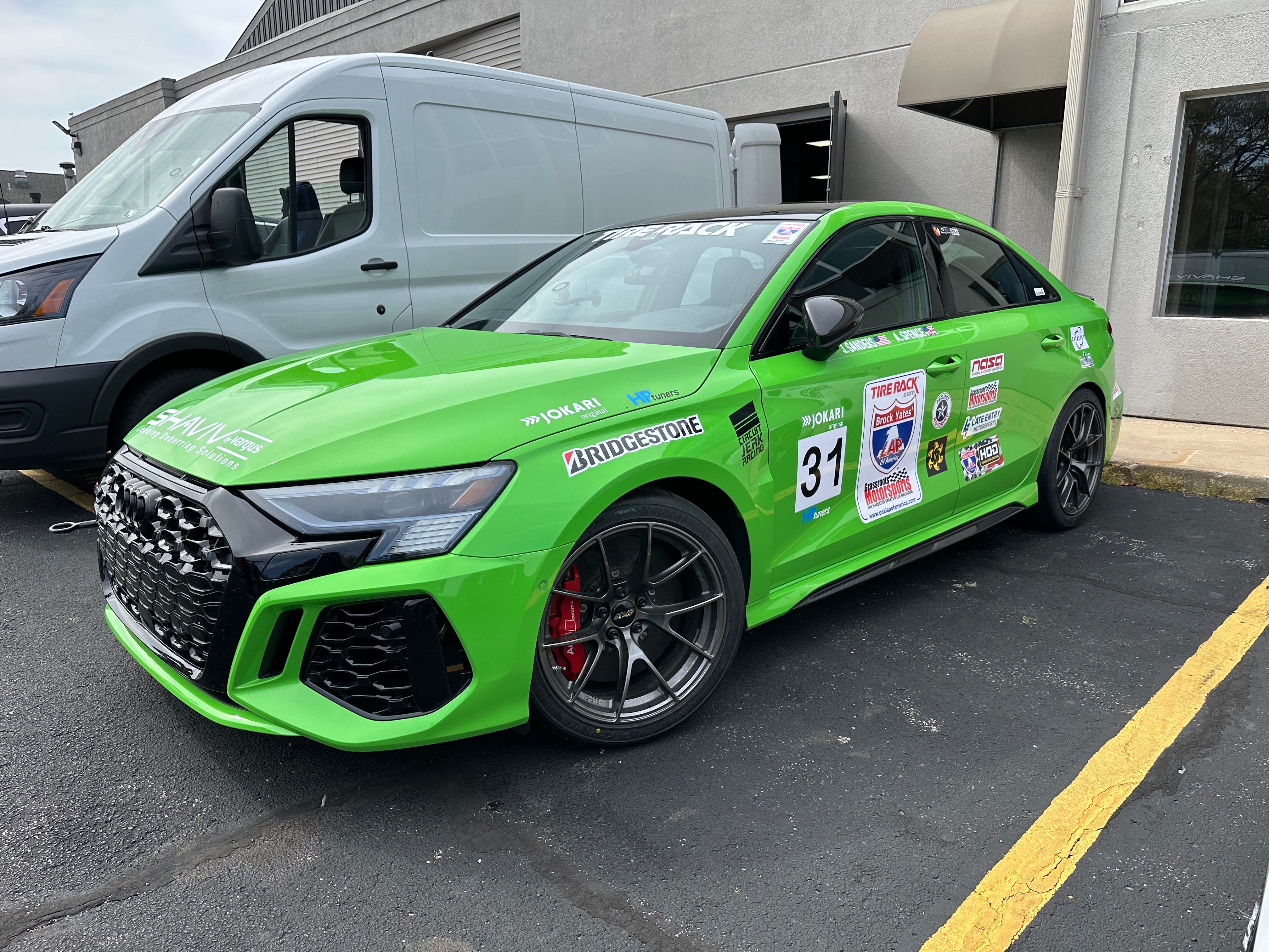 Green Audi RS 3 - VS-5RS in Anthracite