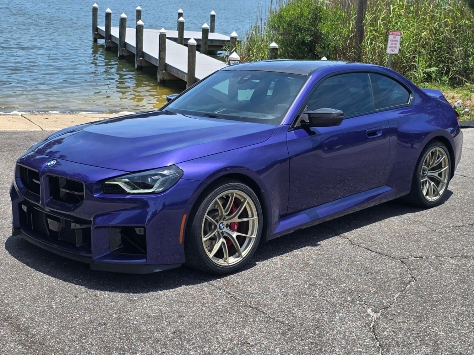 Purple BMW M2 - VS-5RS in Motorsport Gold
