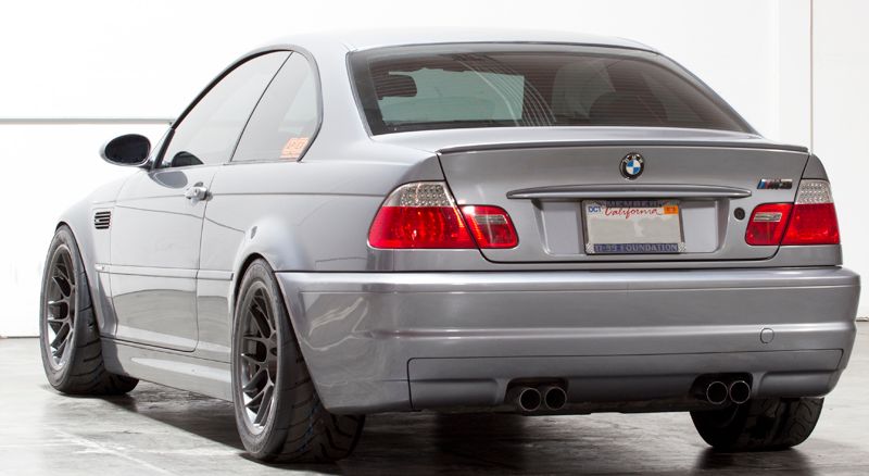 Grey BMW E46 M3 with 17" ARC-8 Apex wheels in Anthracite