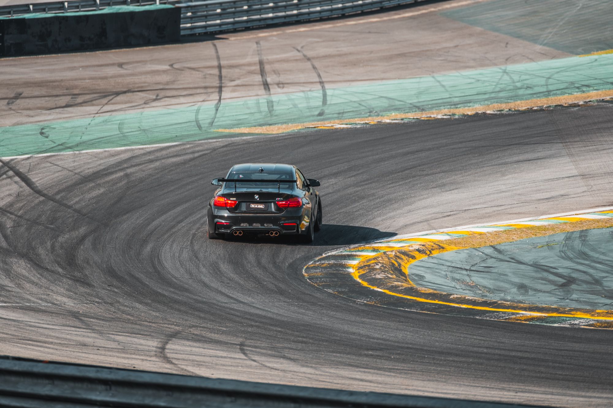 Black BMW F82 Coupe M4 with 18" FL-5 Apex wheels in Custom Finish
