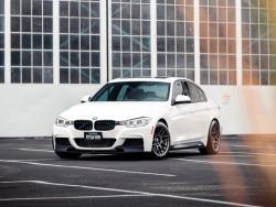 White BMW 3 Series - ARC-8 in Anthracite