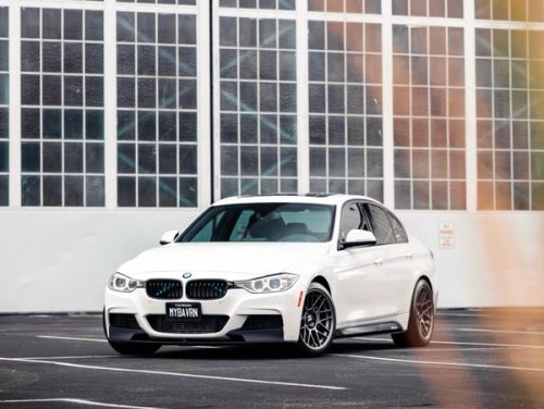 White BMW 3 Series - ARC-8 in Anthracite