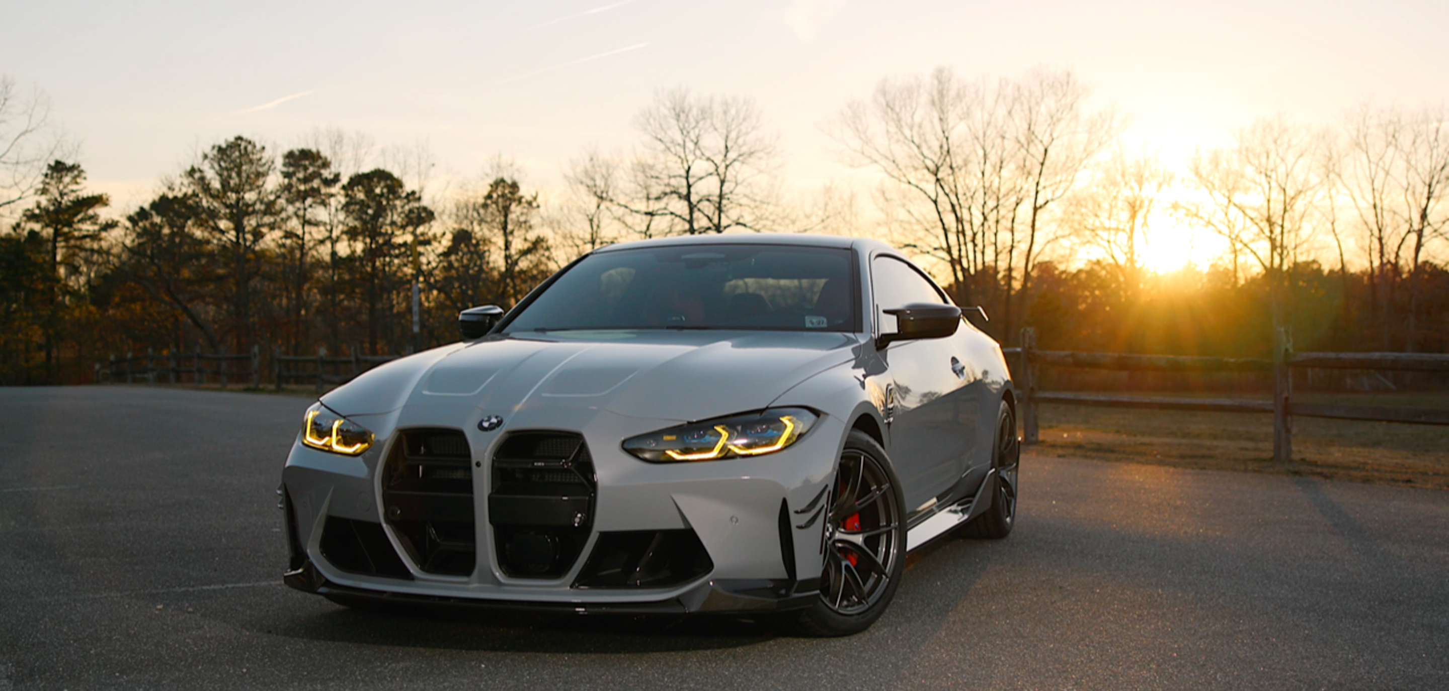 Grey BMW G82 Coupe M4 with 19" VS-5RS Apex wheels in Anthracite