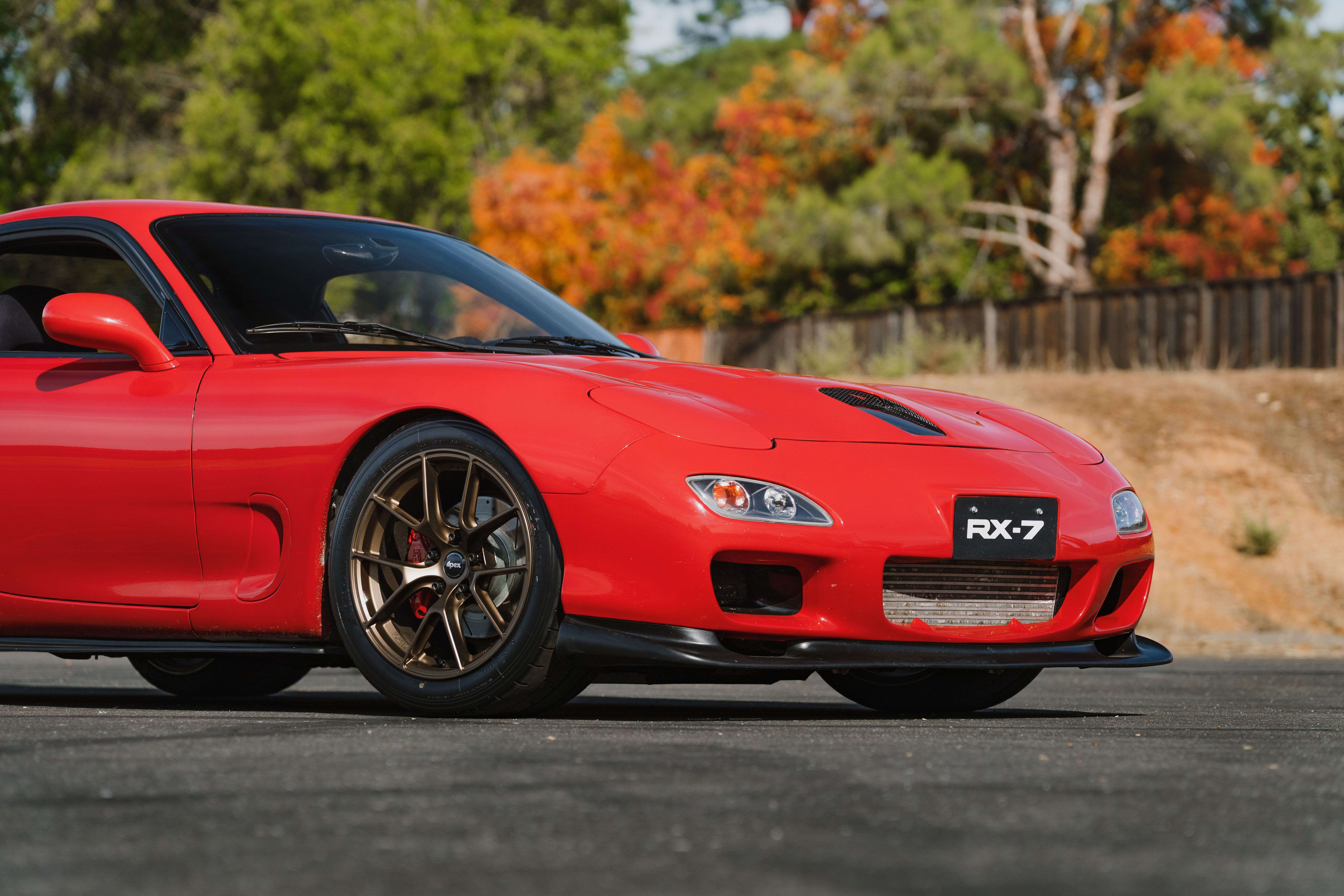 Mazda FD RX-7 with 17