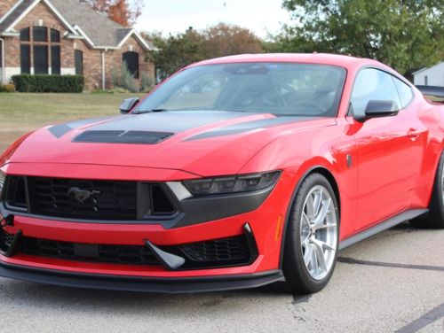 Red Ford Mustang - VS-5RS in Brushed Clear
