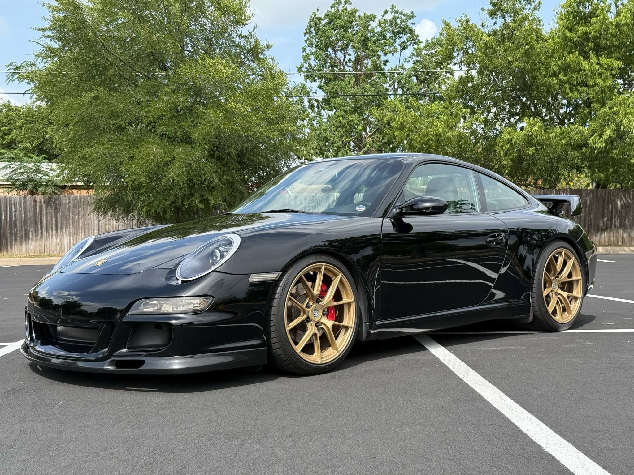 Black Porsche 911 997 Carrera S with 19" VS-5RS Apex wheels in Custom Finish