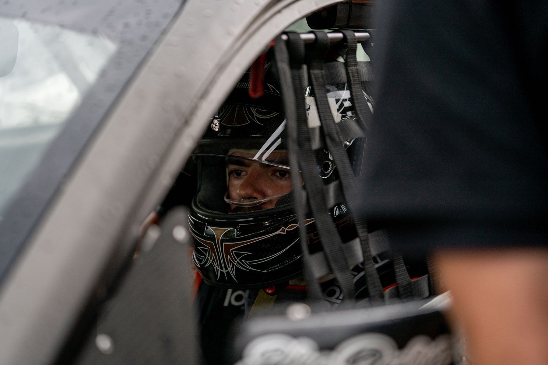 Grey BMW F87 M2 with 18" FL-5 Apex wheels in Satin Black