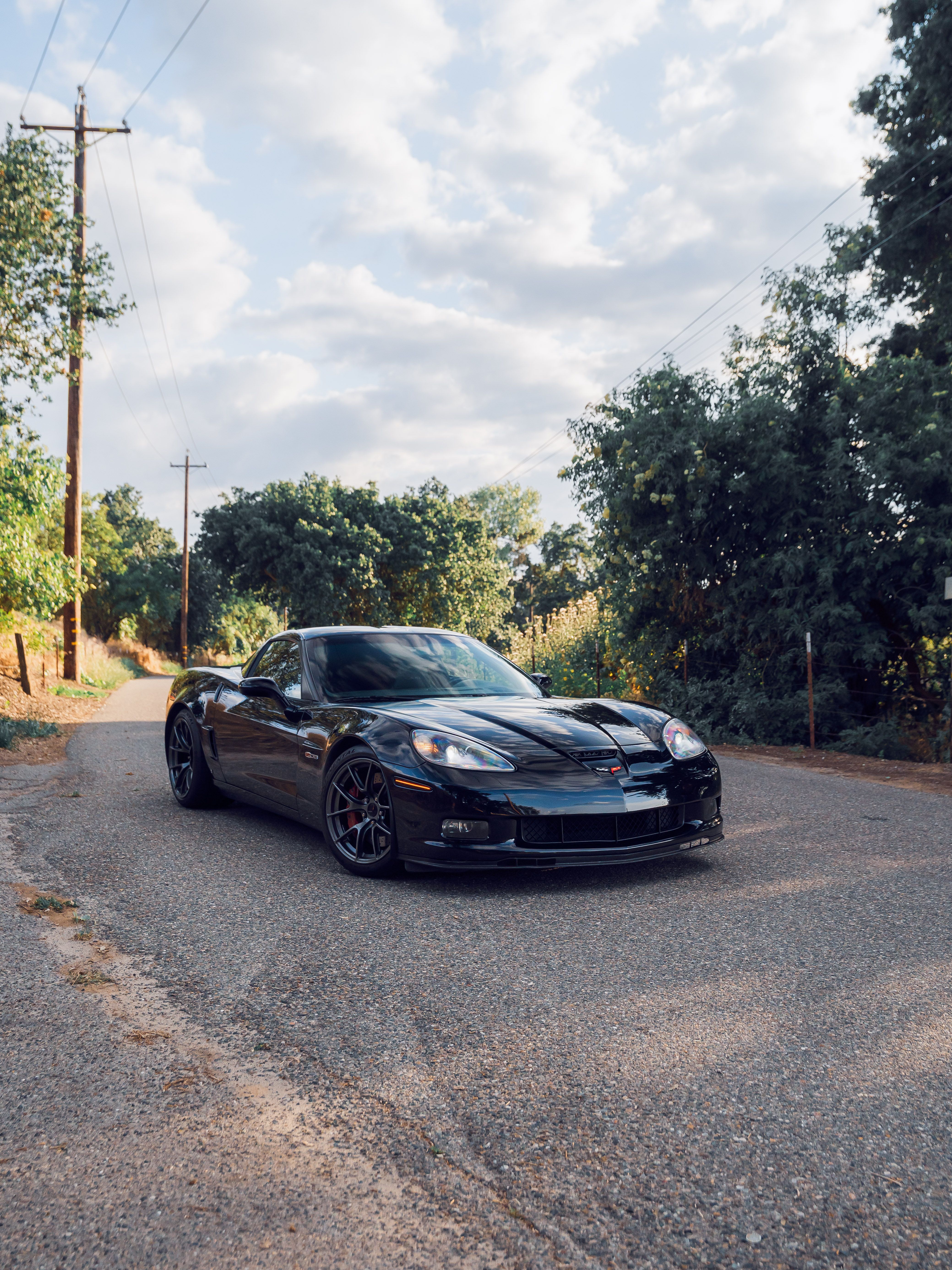 Black Chevrolet Corvette - VS-5RS in Anthracite