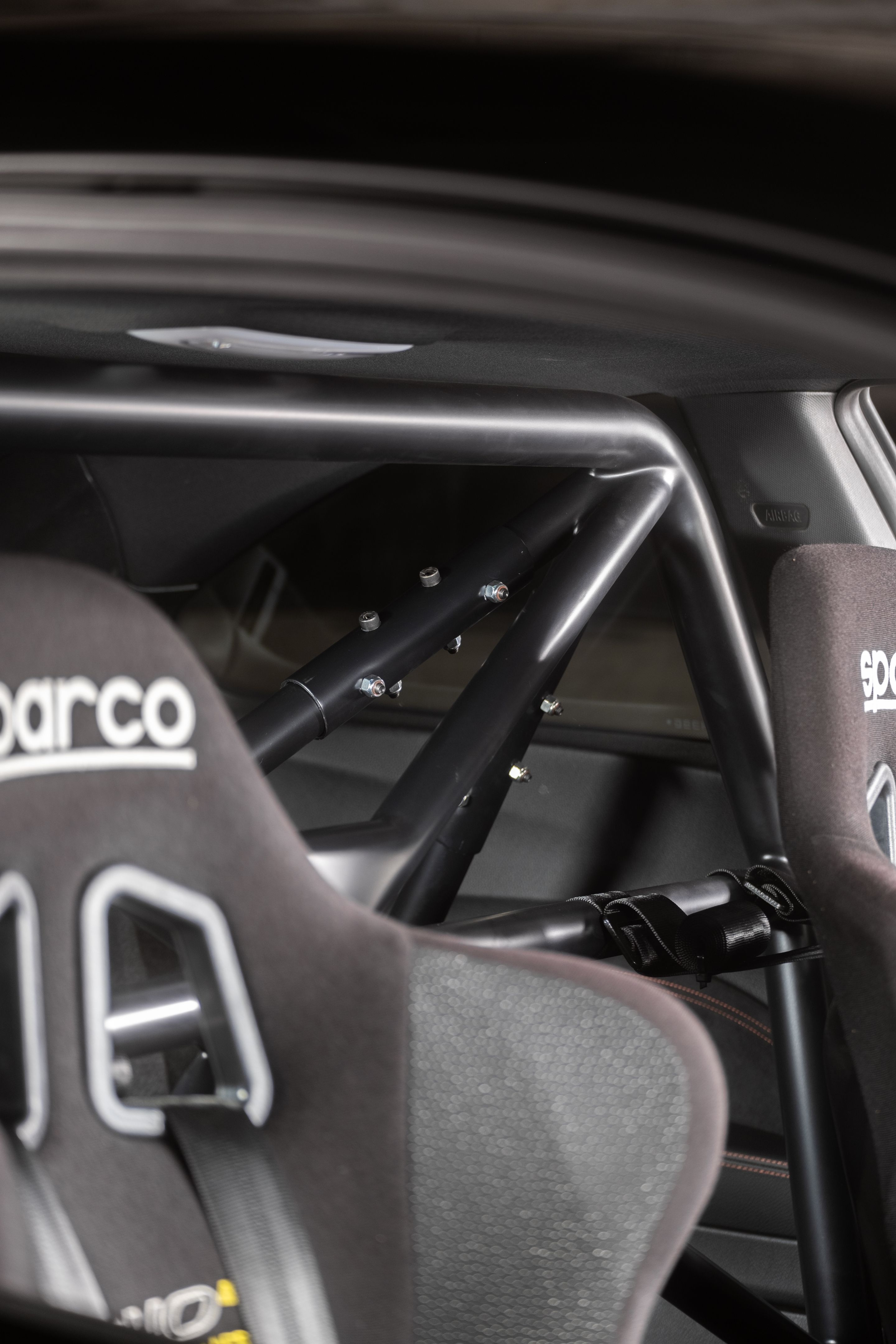 Black BMW F87 M2 with 18" SM-10RS Apex wheels in Brushed Clear