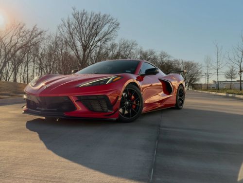 Red Chevrolet Corvette - VS-5RS in Satin Black