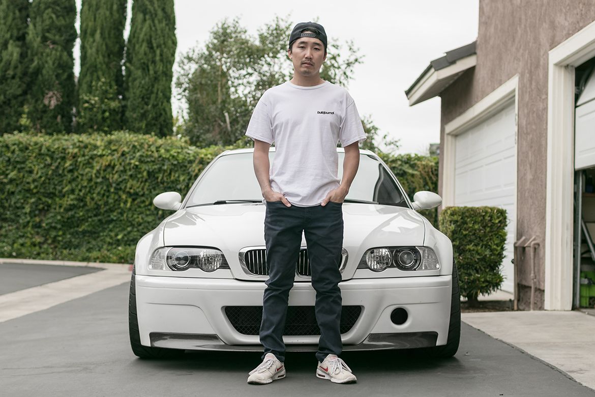 White BMW E46 M3 with 18" ARC-8 Apex wheels in Anthracite