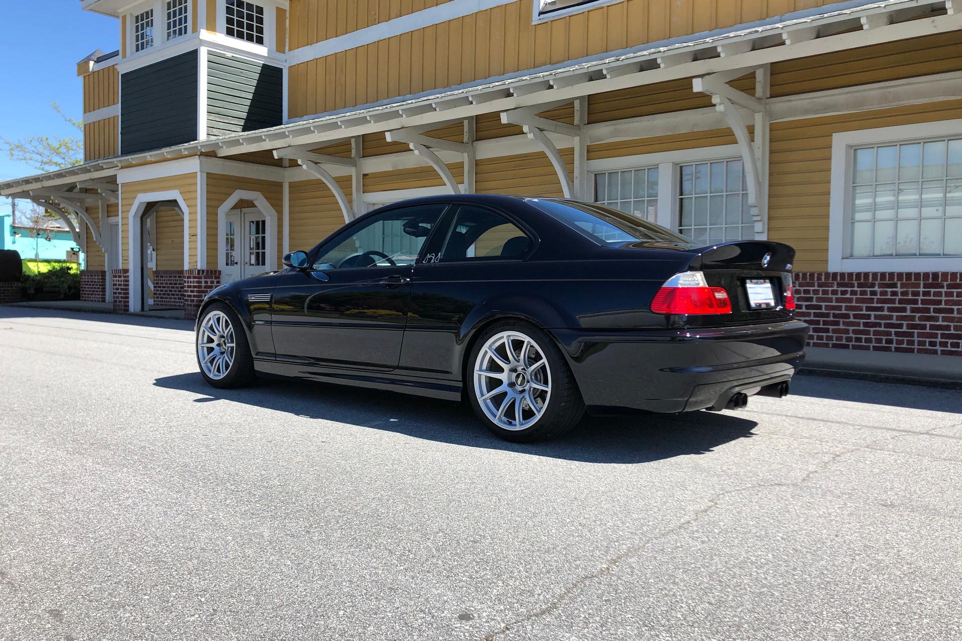 BMW E46 M3 with 18" SM-10 in Race Silver