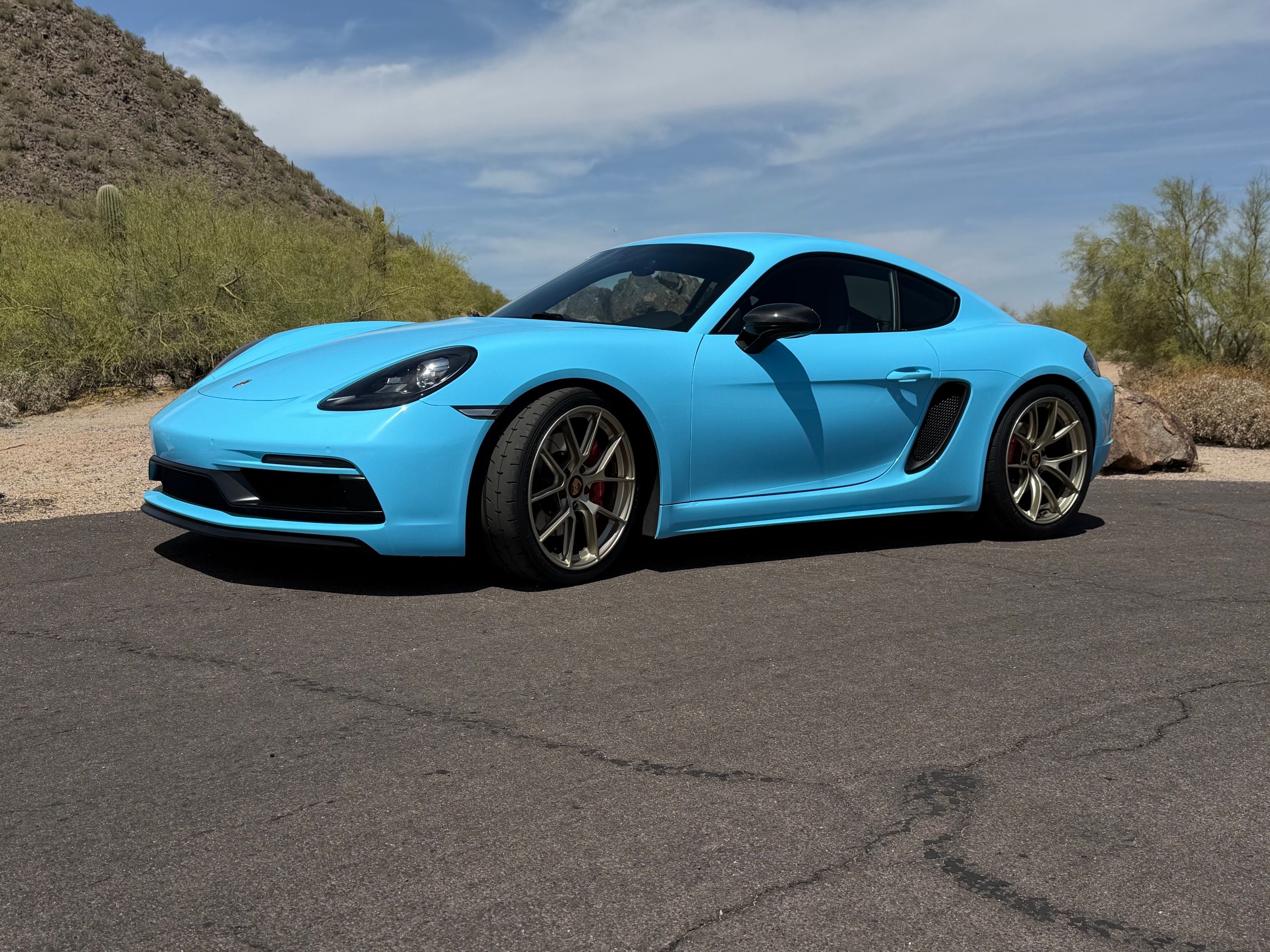 Blue Porsche Cayman - VS-5RS in Motorsport Gold