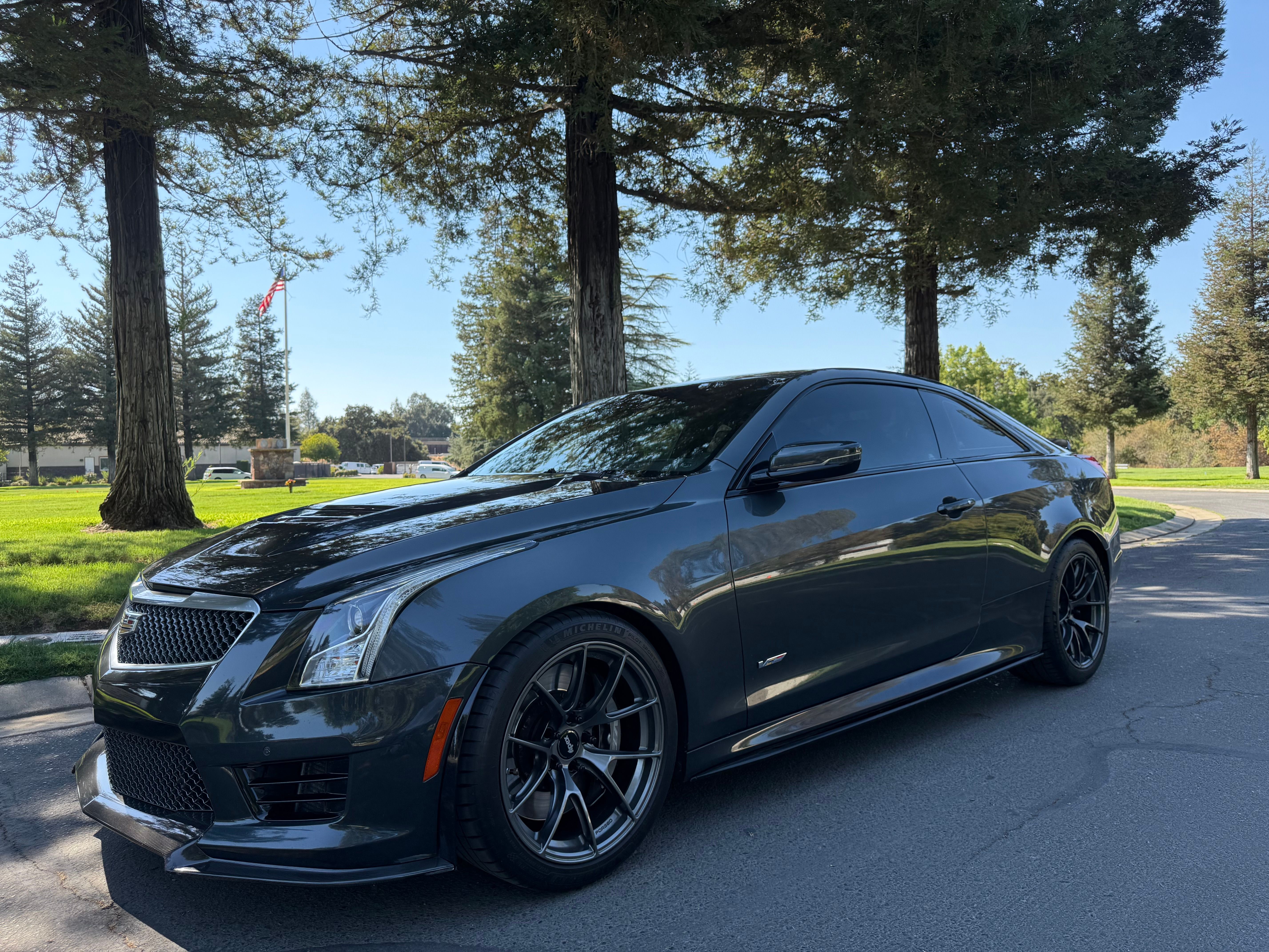 Grey Cadillac ATS - VS-5RS in Anthracite
