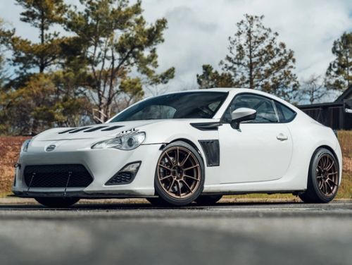 White Scion FR-S - SM-10RS in Satin Bronze