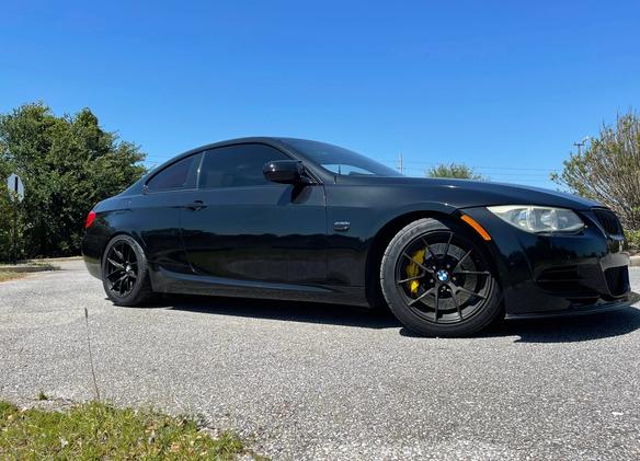 BMW E92 Coupe 3 Series with 17" VS-5RS in Satin Black