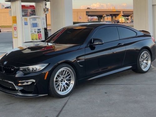 Black BMW M4 - ML-10RT in Machined Lip Brushed Clear