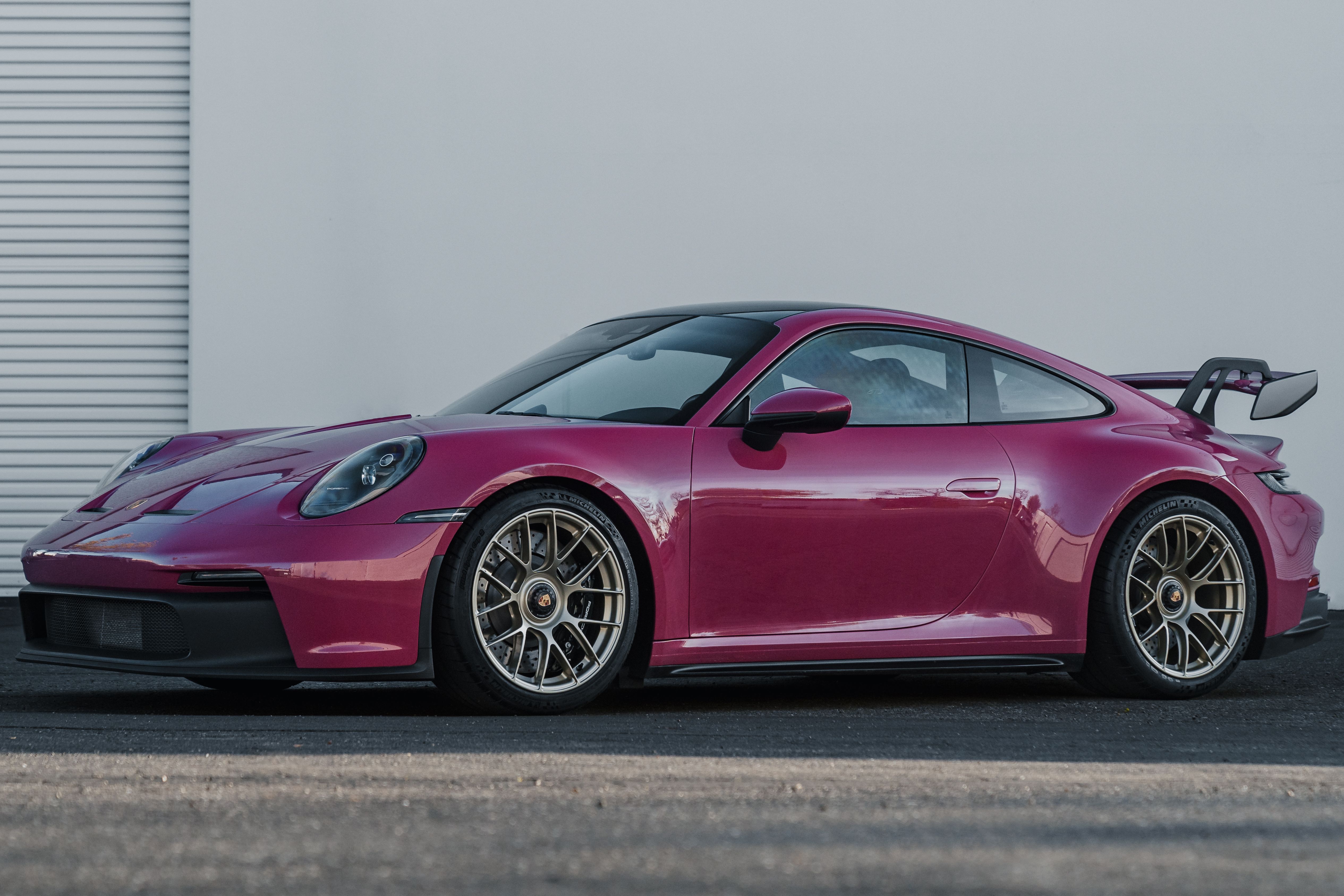4161)PORSCHE 19インチ ゴールド ホイールセット PIRELLI